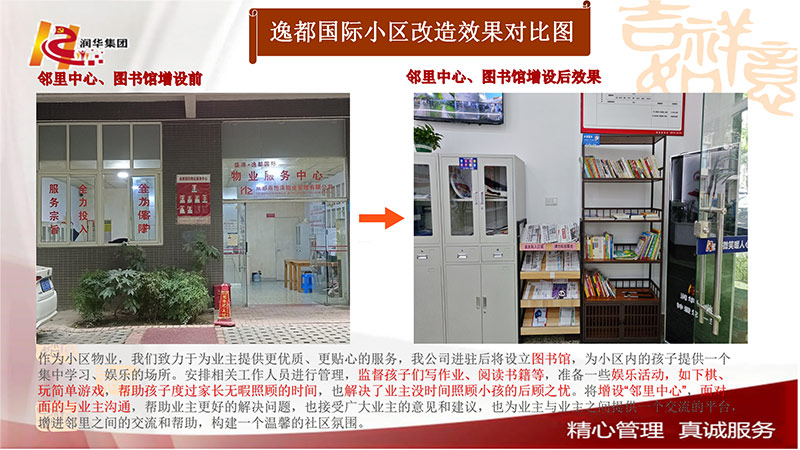 邻居中心、图书馆改造