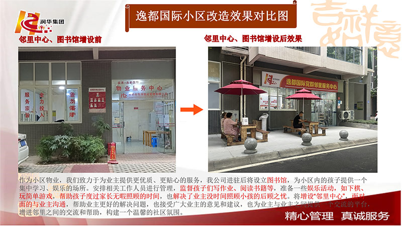 邻居中心、图书馆改造