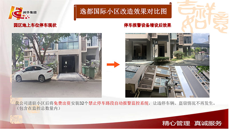 园区地上停车报警设备增设